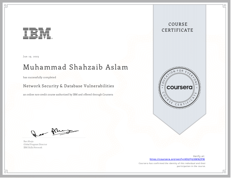 Network Security Database